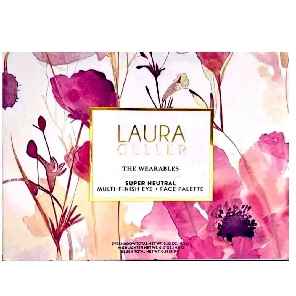NWT Laura Geller THE WEARABLES - SUPER NEUTRAL - Multi-Finish Eye + Face Palette